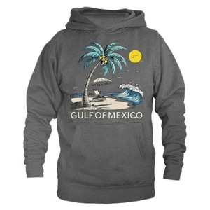 Golfo de México Golfo de México Est 1550 Retro Vintage Beach Hoodie - Imagen 1 de 10