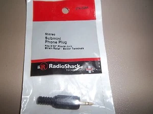 RadioShack 274-0244  Stereo Submini Phone Plug  - Picture 1 of 5