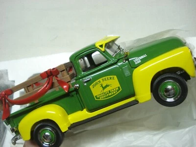 ERTL JOHN DEERE #97943 1950 CHEVY PICKUP TRUCK WITH CHRISTMAS TREE NEW IN BOX! - Image 1 of 4