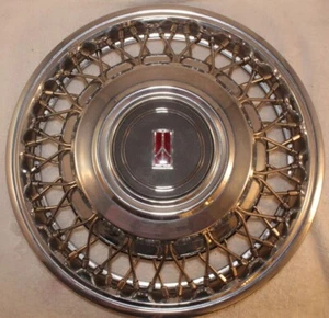 NORRIS TRIM OLDSMOBILE WIRE SPOKED 14" WHEEL COVER #25534041 MFG 1991  - Picture 1 of 5