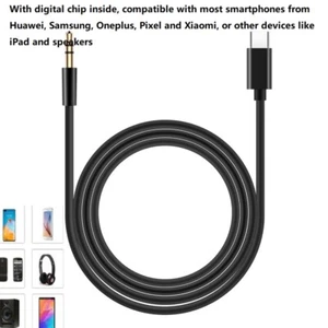 Câble audio de type C USB type-C mâle vers 3,5 mm prise mâle voiture adaptateur audio AUX - Photo 1 sur 5