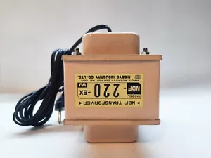 Transformador industrial NISSYO ND-220-EX serie NDF entrada 240 VAC salida 100 VAC - Imagen 1 de 12
