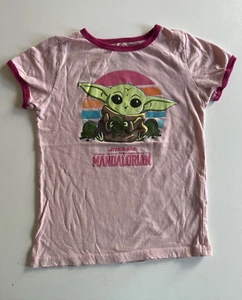 Star Wars Kids Girls The Mandalorian T-Shirt, size 7 - Picture 1 of 4