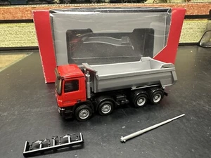 Trenino elettrico ho camion dumper Mercedes Benz Actros 1:87 Herpa - Foto 1 di 8
