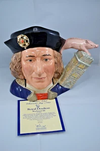 ROYAL DOULTON LTD. ED. CHARACTER JUG RICHARD III - D 7099 WITH CERTIFICATE - Picture 1 of 10
