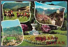 VINTAGE 1960'S MULTI-VIEW POSTCARD OF MERANO ITALY