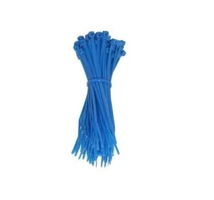 FASCETTE DI CABLAGGIO BLU IN NYLON 100pz LUNGHEZZA 140mm LARGHEZZA 3,5mm CAVI - Imagen 1 de 1