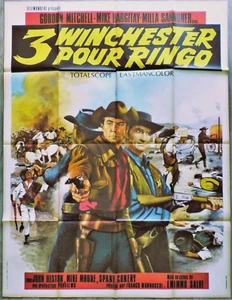 3 WINCHESTERS POUR RINGO/WESTERN/AFFICHE 120X160 CM/GORDON MITCHELL/EMMIMO SALVI - Imagen 1 de 1