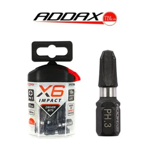 Brocas de controlador de impacto Addax destornillador inserto broca de receso 25 mm PH3 - Imagen 1 de 2