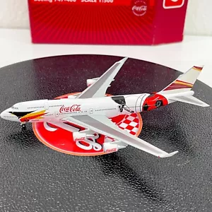 herpa 1/500 Boeing 747-400 Coca-Cola Diecast model airplane LC25004 - Picture 1 of 18