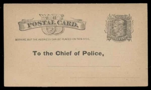 POSTAL HISTORY - ADVERTISING - SHERIFF'S NOTICE - WANTED FORMURDER - Picture 1 of 3