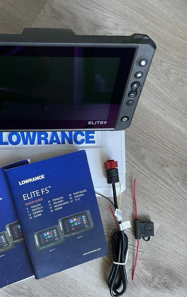 LOWRANCE Elite FS 9 Buscador de Peces Plotter Hyper Color 9 Pantalla Scre G3D Foto 1 de 4