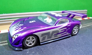 Scalextric 1:32 Slot Car C2356 1997 TVR Cerbera Speed 12 Purple SERVICED - Picture 1 of 7