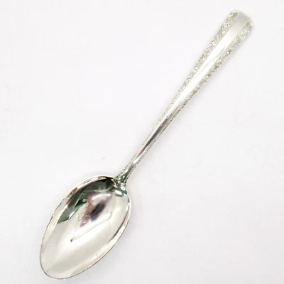 CUCHARADITA PLATA ESTERLINA TOALLA LUZ VELA 6"" SIN MONOGRAMA USADA .925 Foto 1 de 4