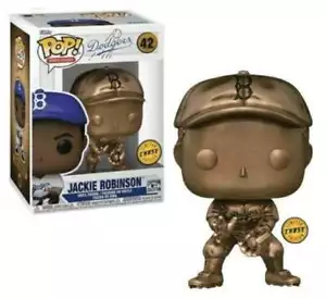 FUNKO POP Jackie Robinson GOLD 42 Limited Edition Chase Brooklyn Dodgers - Picture 1 of 1