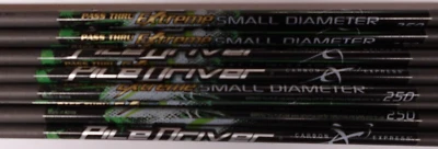 12- Ejes de flecha de diámetro extremadamente pequeños de paso de conductor de pila Express de carbono Foto 1 de 4