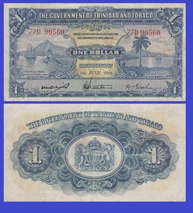trinidad tobago 1 dollars 1948 /* COPY - Picture 1 of 1