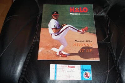 1992 GEORGE BRETT KANSAS CITY ROYALS  3000 HIT PROGRAM AND FULL TICKET NEAR MINT - Image 1 of 4