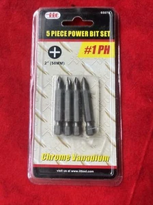 IIT 4-TEILIGES POWER-BIT-SET 2 ZOLL LÄNGE #1 PH - NEU (ff9) - Bild 1 von 3