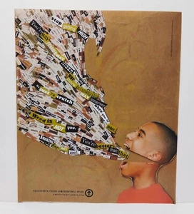 Poster rivista pubblicitaria stampa antidroga marijuana uomo arte grotta decorazione bar - Foto 1 di 1