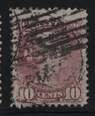 #40 Small Queen 10c Canada used well centered - Image 1 of 2