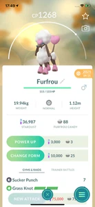 Pokemon - Furfrou Heart Trim !! Same Day Shippment or Next Day Guaranteed ! Go - Picture 1 of 1