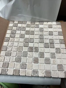 ekb innovations Clear Instant Mosaic Peel and Stick Tile 12 x 12" Kitchen Bath - Picture 1 of 2