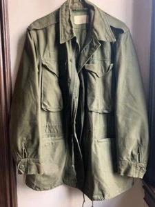 early Vietnam 1962 dated OG-107 US Army M-51 field jacket coat SMALL-REGULAR - Picture 1 of 10