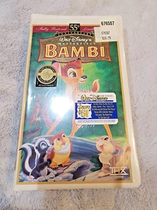 Disney Bambi 55th Anniversary Masterpiece VHS (1997) Sealed / Limited Edition - Bild 1 von 5