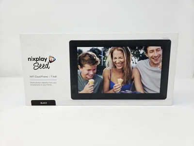 Nixplay Seed 7 inch WiFi Digital Photo Frame W07A Open Box FREE SHIP - Image 1 of 4