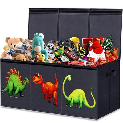 Toy Storage Chest, Large Kids Toy Box Chest Storage with Lids,40.6X16.5X14.2"Toy - Image 1 of 4