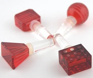 Mikasa Cheers - "CHEERS RUBY" Wine Bottle Stoppers (Set of 4) #5071263 NIB - Picture 1 of 3