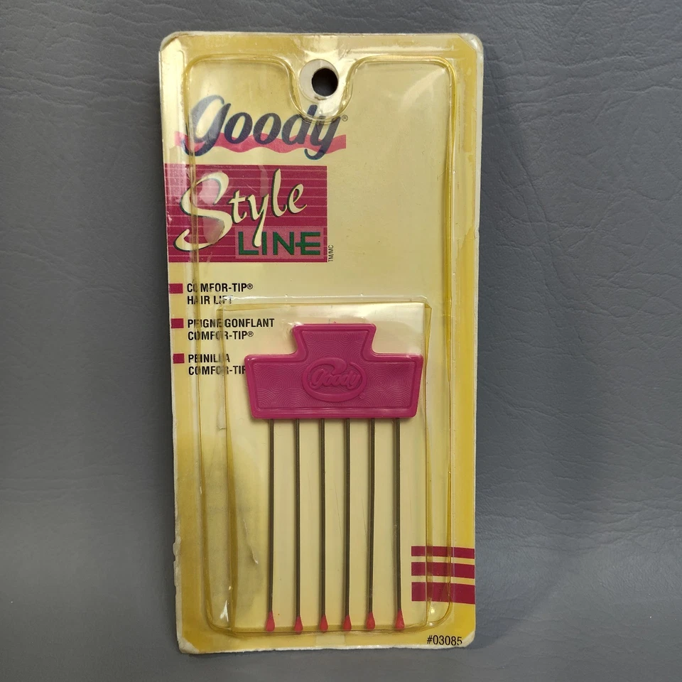 Vintage 1994 Goody Style Line Comfor-Tip Lift Pick Stainless Steel Pink #5128 - Image 1 of 4