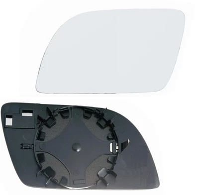 Spiegelglas links für VW Polo 9N 01-05 Spiegel Glas Asphärisch Fahrerseite - Bild 1 von 3