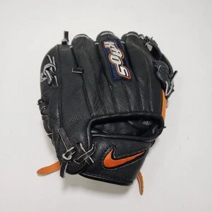 Nike Kaos 908 Youth Baseball Glove 9.00" Black & Orange Leather - Picture 1 of 6