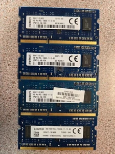 Kingston 16GB (4X4GB) PC3L-12800S DDR3-1600MHZ RAM - Imagen 1 de 1