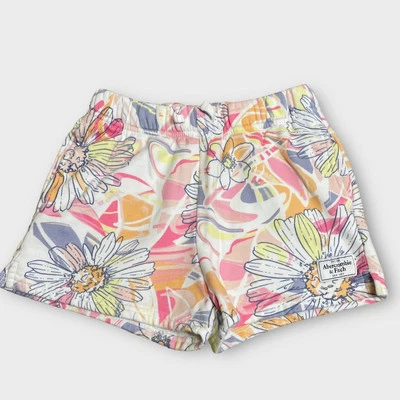 Abercrombie Kids floral sweat shorts pockets size 11/12 - Image 1 of 4