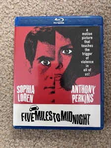 Five Miles to Midnight (1963) Blu-Ray Kino Anthony Perkins Sophia Loren - Foto 1 di 3