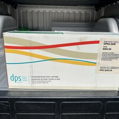 Cartucho de toner preto Staples/DPS DPS12AR compatível com HP 12A/Q2612A, novo - Imagem 1 de 4
