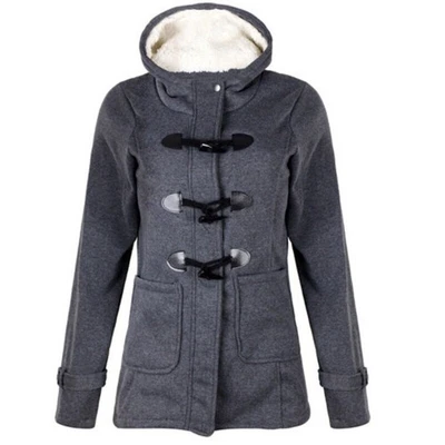 Abrigo Forrado Damas Piel Reino Unido Mujeres Invierno Cálido Chaqueta Gruesa Exterior Con Capucha Parka Foto 1 de 4