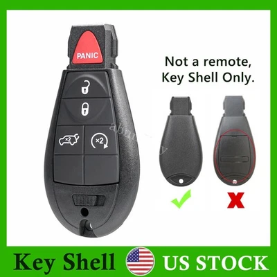 Key Fob Remote Shell Case for 2008 2009 2010 2011 2012 2013 Jeep Grand Cherokee - Image 1 of 4