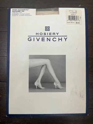 Givenchy винтажный 90-х годов тела Gleamer Superbe 156 управления верхний мерцающий размер C La кремовый - Изображение 1 из 4