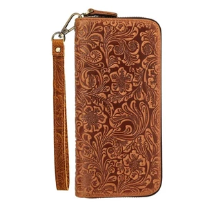 Portafoglio Vintage con Cerniera in Goffrata, Portafogli Donna Grande Capacità Staccabile Wris... - Foto 1 di 7