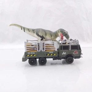 1997 MATCHBOX LOST WORLD JURASSIC PARK INGEN VEHICLE WITH T-REX - Picture 1 of 5