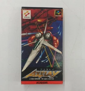 [Boxed] AXELAY Nintendo Super Famicom SFC Software from Japan - Picture 1 of 8