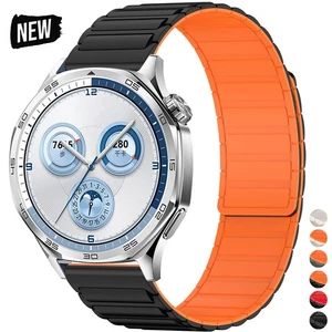 22mm Magnetic Silicone Wristband Strap For Samsung Galaxy Watch 3 45mm/46mm Gear - Picture 1 of 39