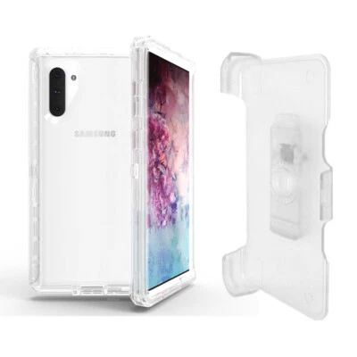 Funda Transparente con Pantalla y Clip para Cinturón para Samsung Galaxy Note 10/10+ Plus Foto 1 de 4