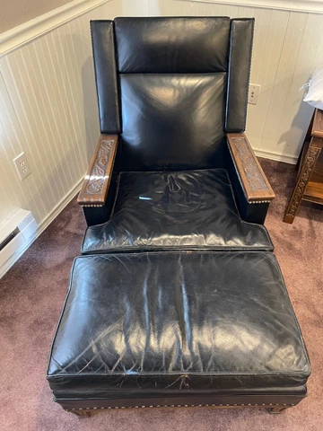 Romweber Recliner chair and ottoman Cover