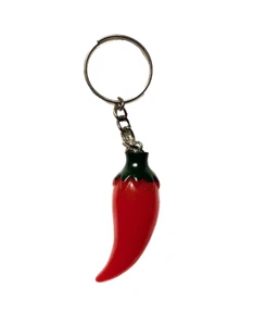 Red Chilli Pepper Keyring Novelty Festival Food Key Ring Chain MEXICAN Gift Fun - Picture 1 of 3