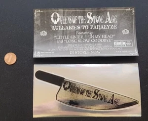 QUEENS OF THE STONE AGE 2005 Promo Die-Cut Foil Sticker Flawless New Old Stock - Bild 1 von 3
